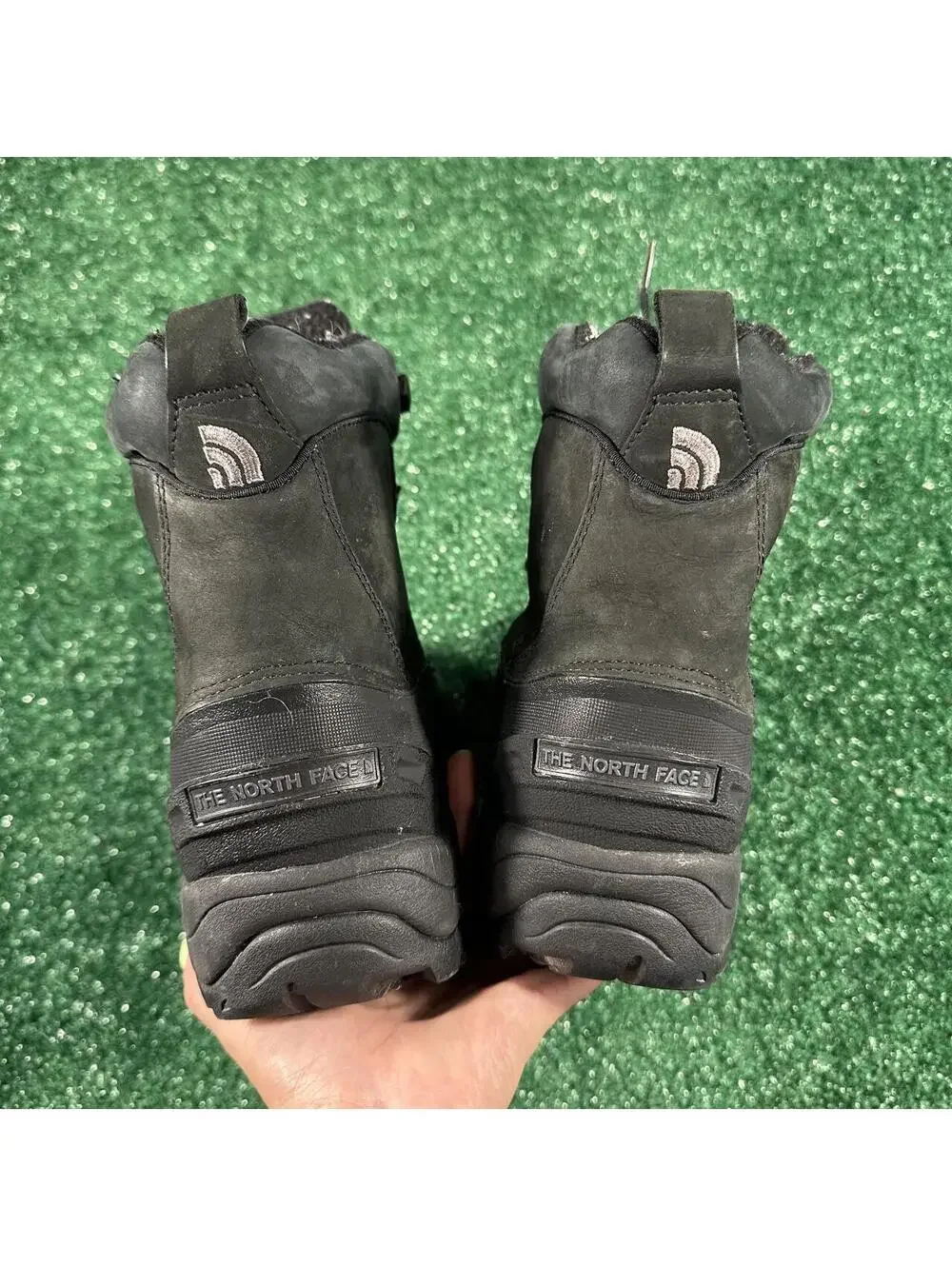 The North Face black waterproof winter boots grunge comfy ski outdoors size 12